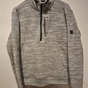 Billabong Men's Gray Half-Zip Sweater